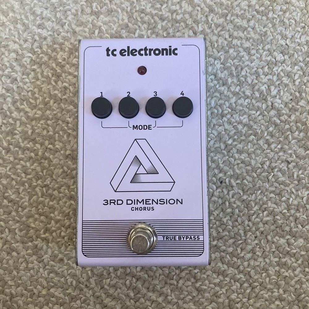 TC Electronic 3RD DIMENSION Classic Analog CHORUS Effect Pedal True Bypass