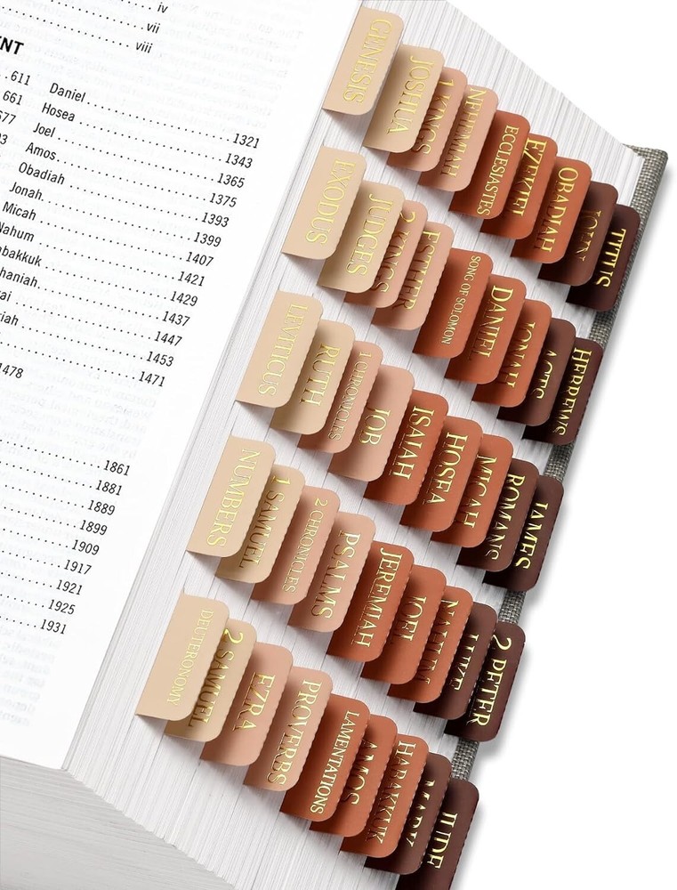 Large Gold Print Bible Tabs