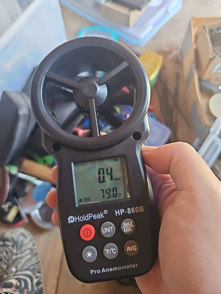 HOLDPEAK 866B Digital Anemometer Handheld Wind Speed Meter