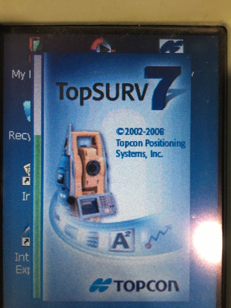 Topcon FC-120 Data Collector with TopSurv 7 software
