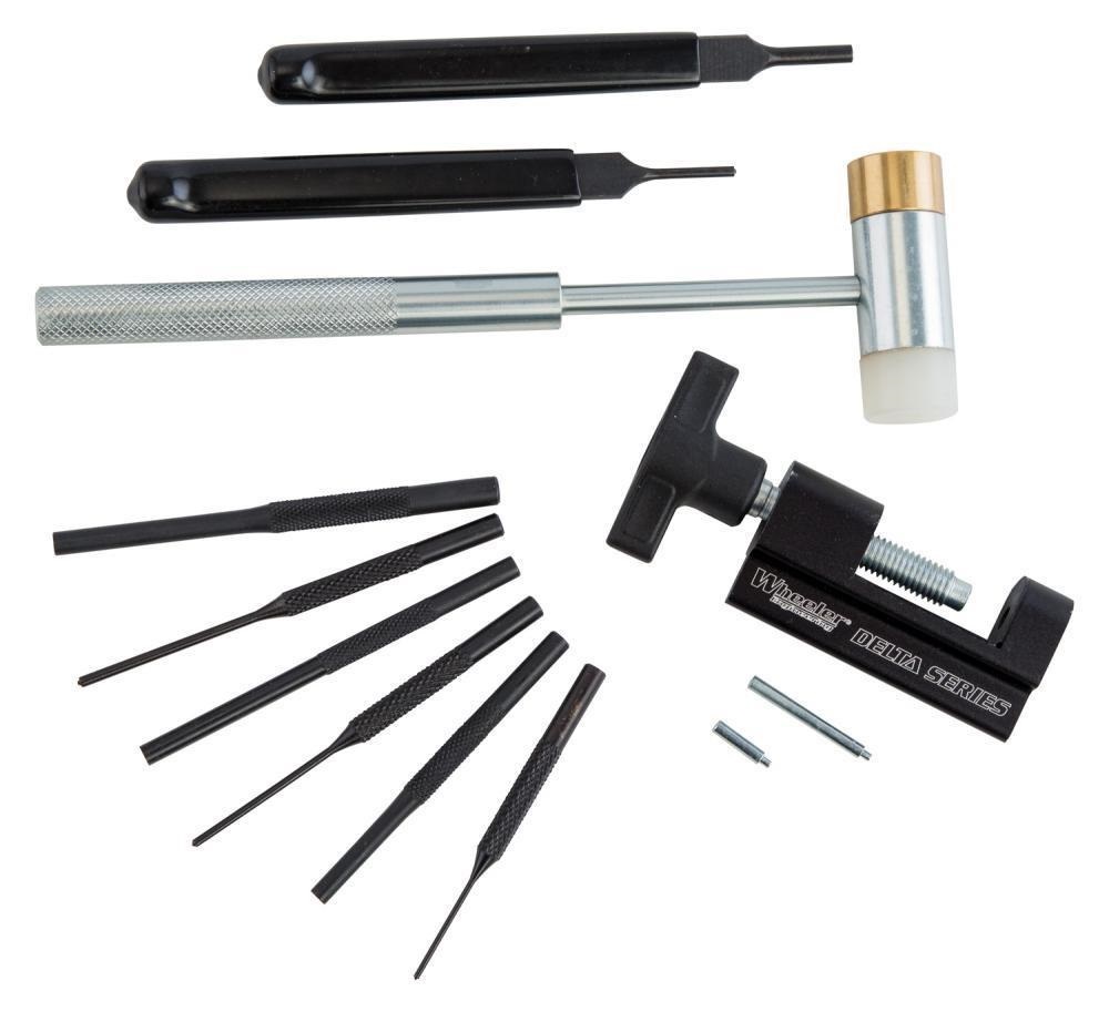 Wheeler Engineering Roll Pin Install Tool Kit for Rifle/Shotgun 952636