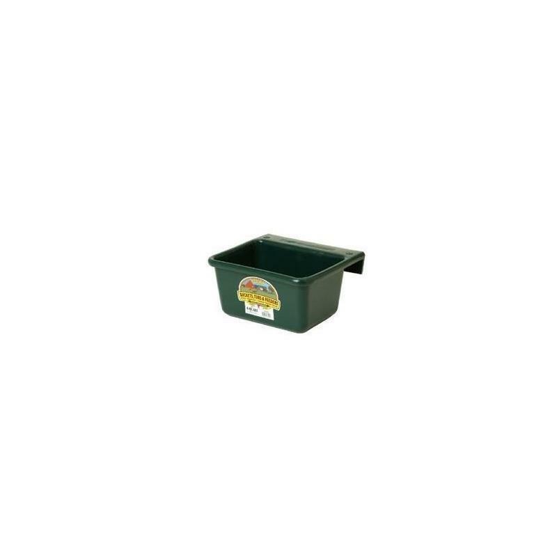 Mini Feeder 6 Quart Green Hook Over Fence