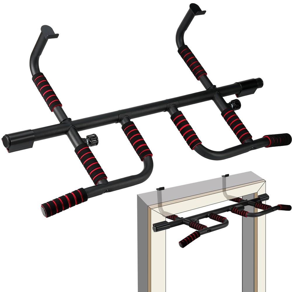 IRON AGE Pull Up Bar for Doorway : 2025 New Pullup Bar - Industrial Grade Ste...