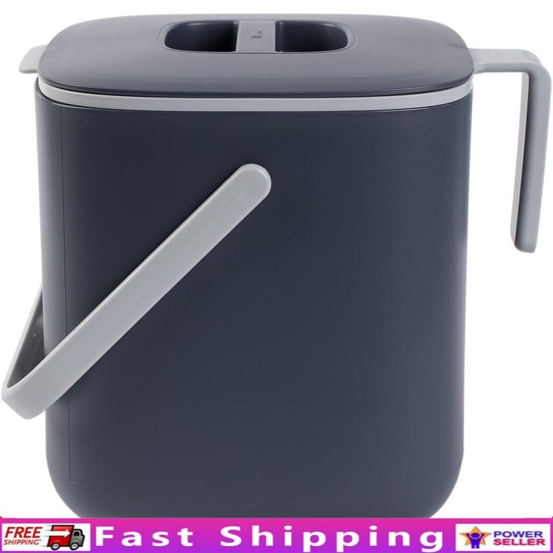 Compact Kitchen Compost Bin Odor Control Easy Clean Countertop Waste Container