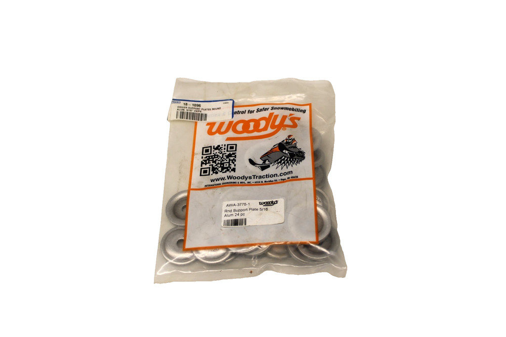 12 Woodys Round Digger Backer Track Stud 5/16 Snowmobile