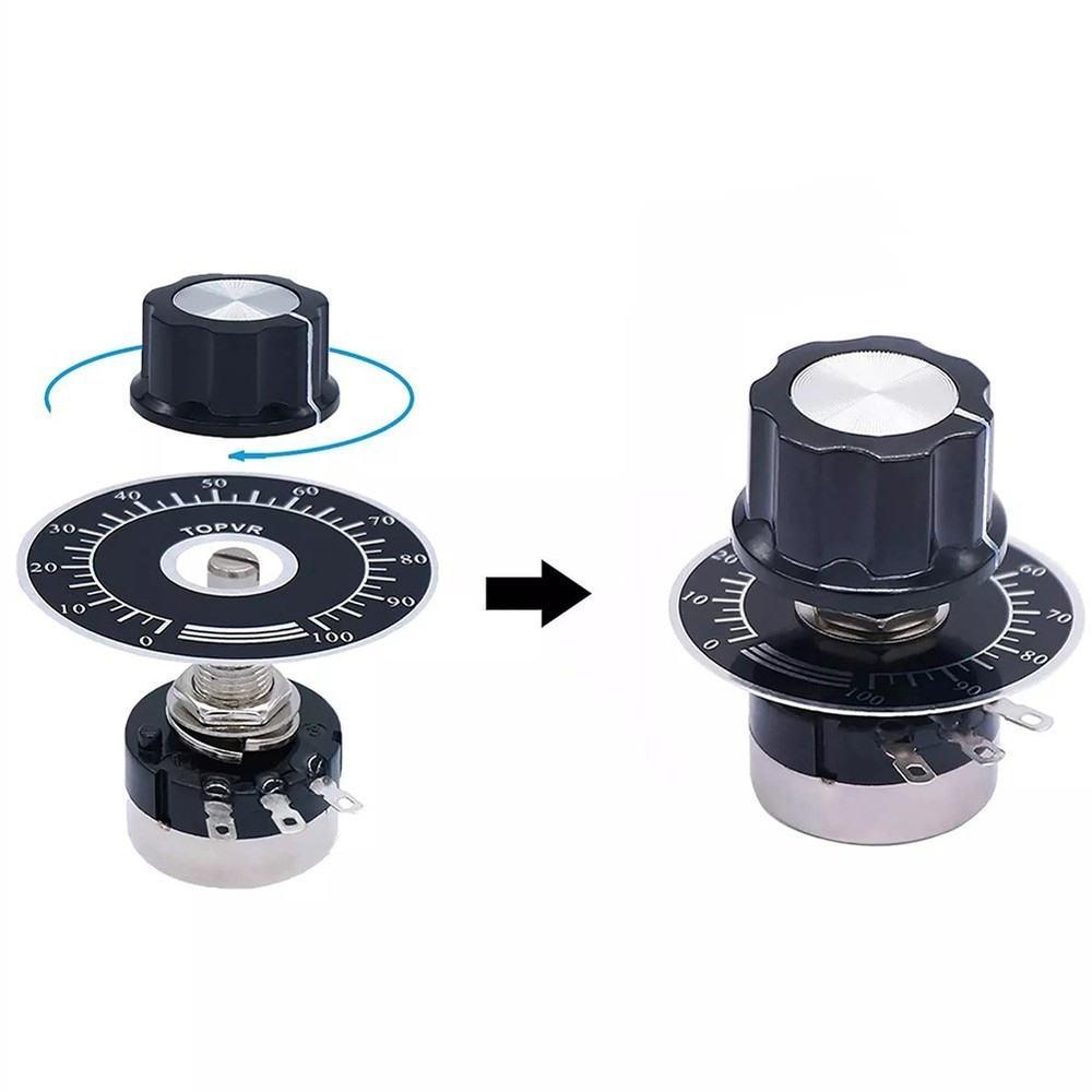 Precision Adjustable For RV24YN20S 10Kohm Rotary Potentiometer for Projects
