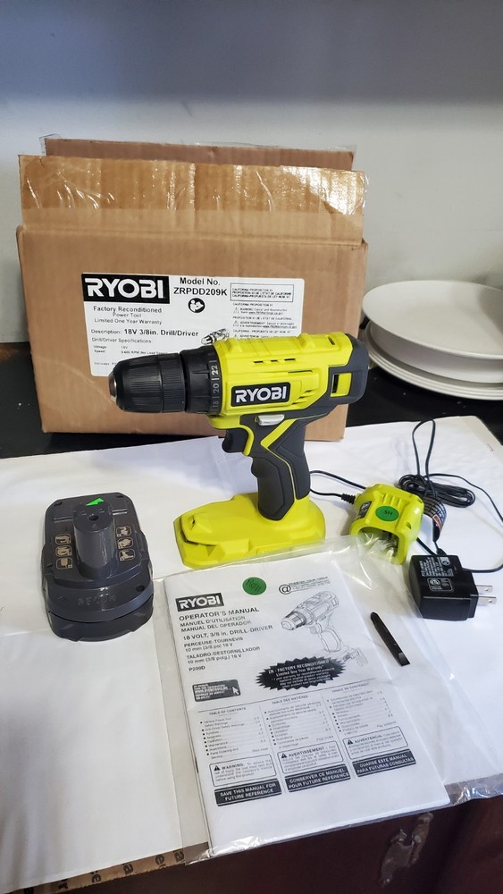 RYOBI 18V 3/8" DRILL/DRIVER