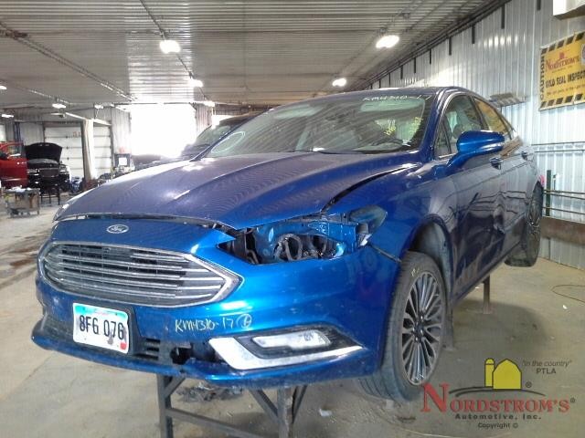 2017 Ford Fusion Passenger Front Headrest Only Gray Leather