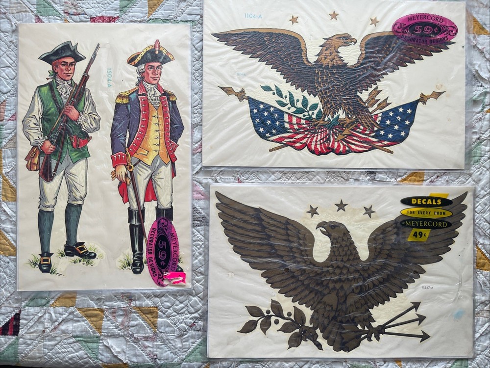 MEYERCORD DECALS EAGLES