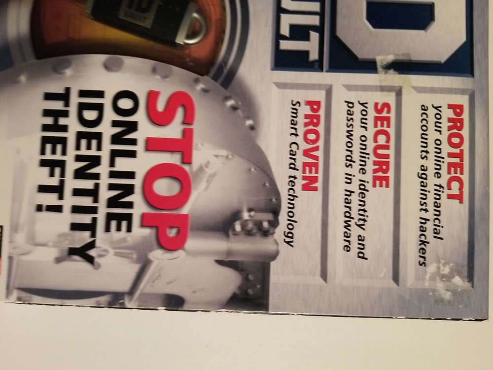 ID Vault Guard ID Systems STOP ONLINE IDENTITY THEFT Windows XP Secure Passwords