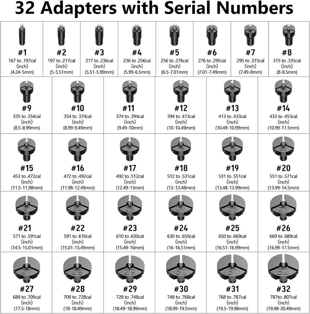 Professional Laser Bore Sight Kit For Multiple Caliber Upgraded Red Bore Sighter