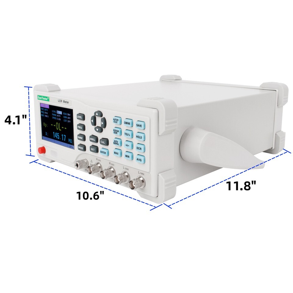 Desktop LCR Tester Inductance Capacitance Meter 100KHz 16 Fixed Frequencies