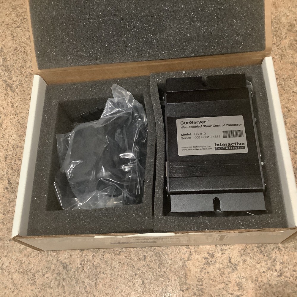CueServer Web-Enabled Show Playback Processor CS-810