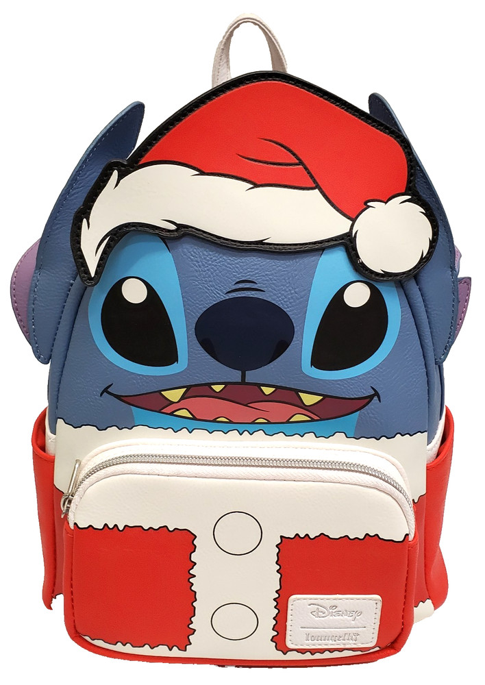 LOUNGEFLY Backpack STITCH SANTA       NEW with TAGS