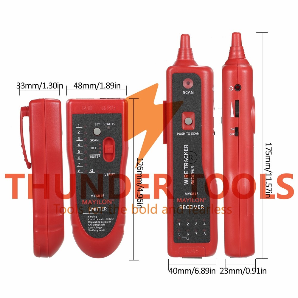 Thunder Tools MAYILON Network Cable Tester Digital Signal Finder