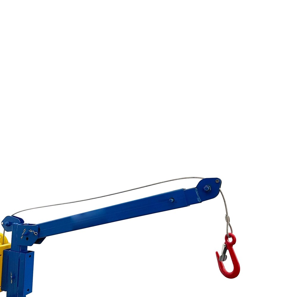 Small Folding Crane Manual Portable Lifting Machine Elevator Max 1100LBS