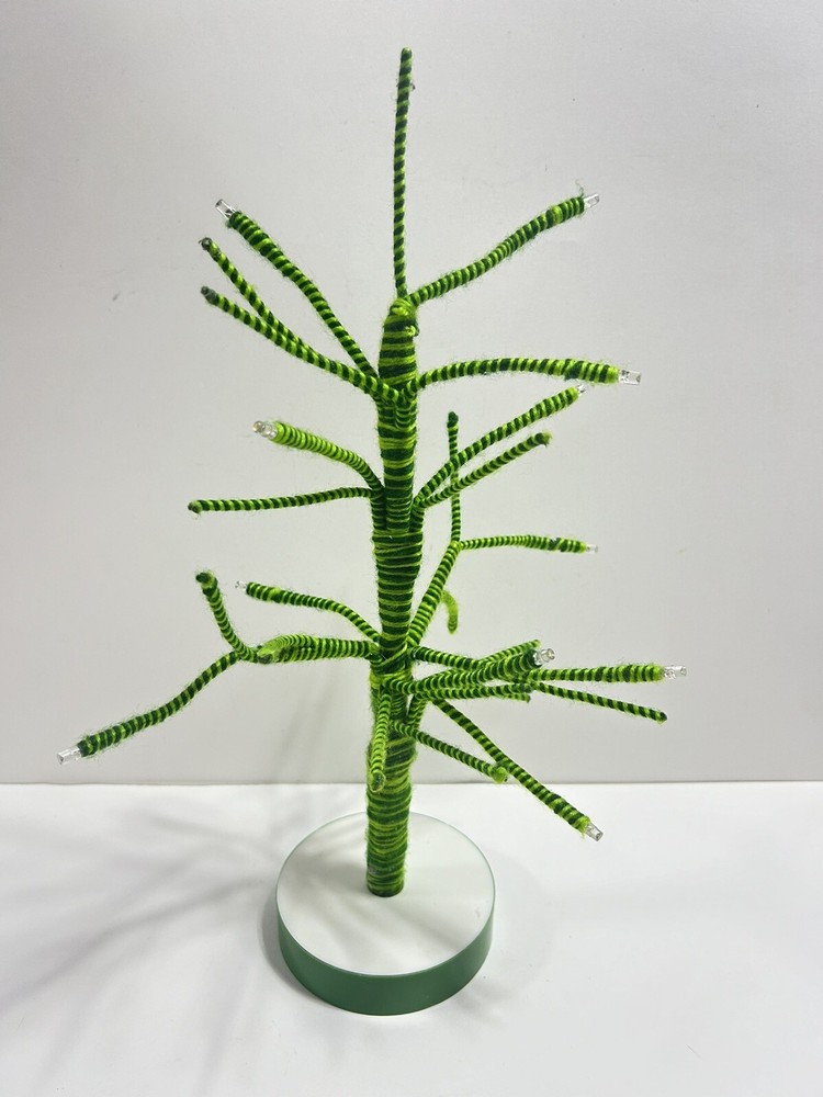 Target Wondershop Felt Lit Tree Striped 16”