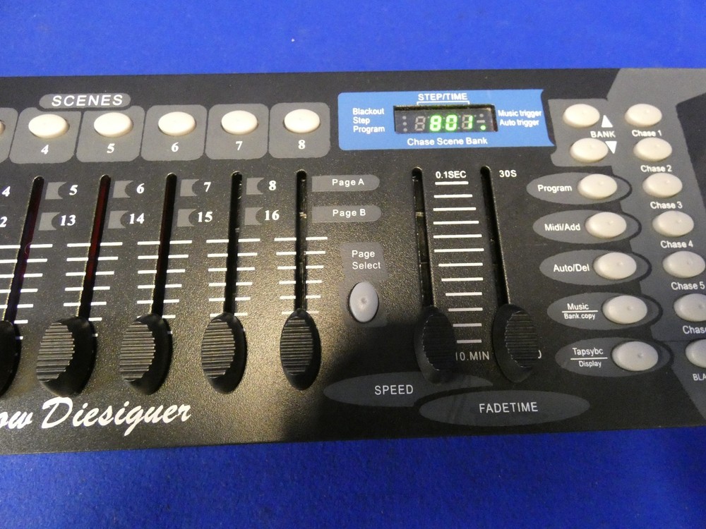 DMX Show Designer DMX-512/DMX-192 Lighting Control Programmer