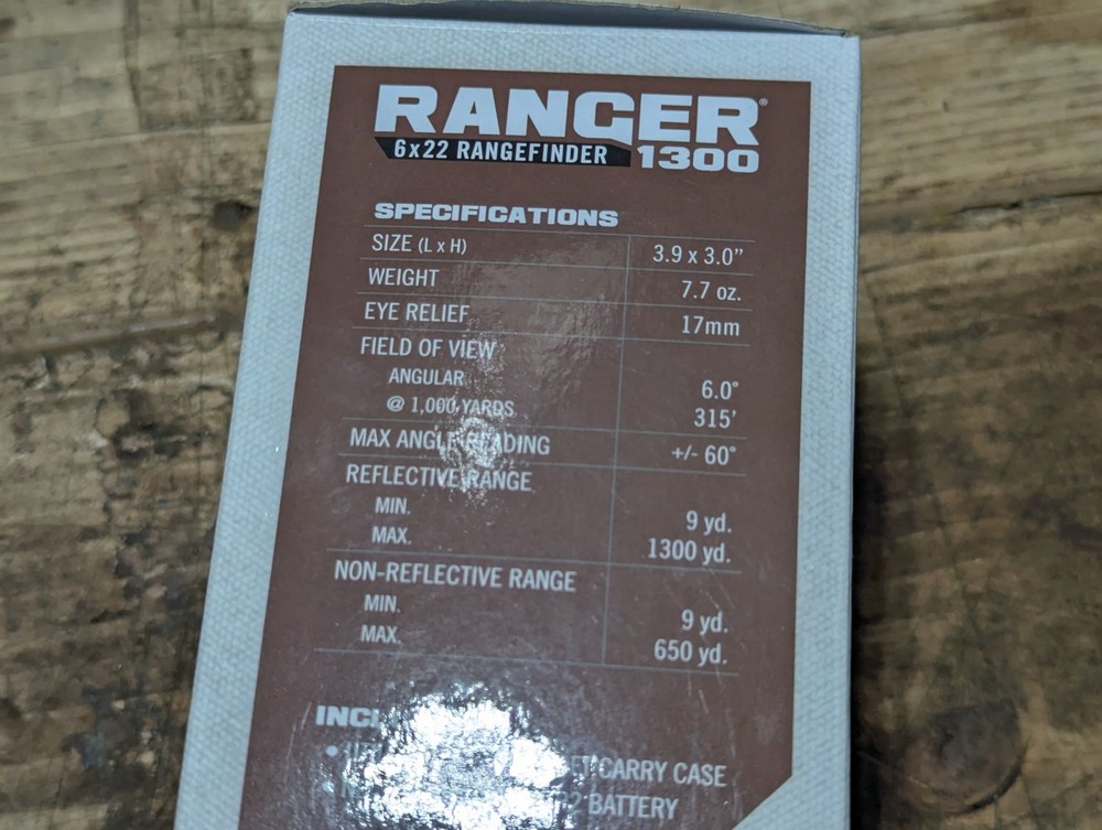 vortex ranger 1300 rangefinder