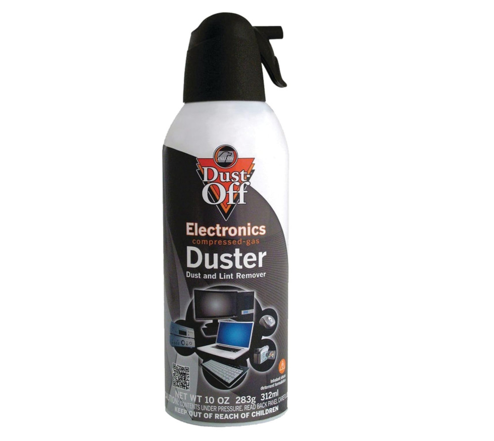 Dust-Off Compressed Gas Duster 10 Oz 2 Pack Electronics Cleaner