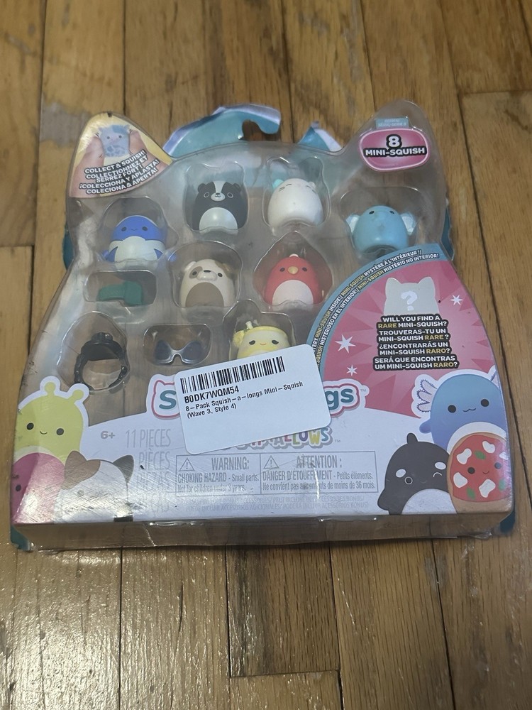 Squish-a-longs Mini-Squish 8-Pack (Wave 3, Style 4) - Damaged Box/New