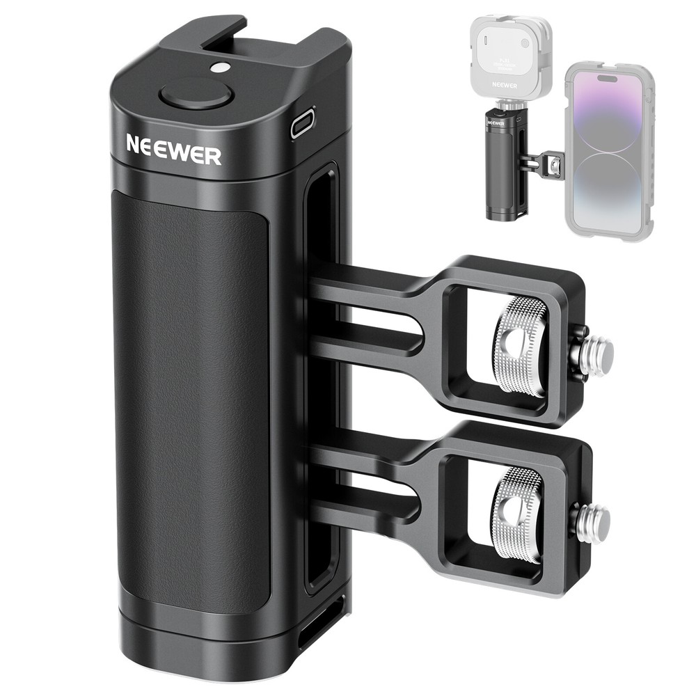 NEEWER Side Handle Grip with Wireless Remote Control Button Shutter Trigger