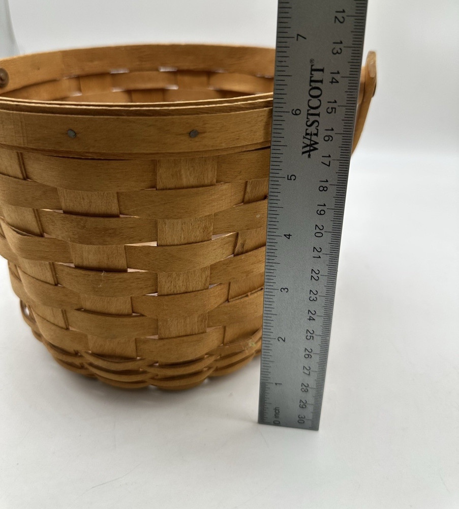 Longaberger 1995 Fruit Basket with Protector Single Handle