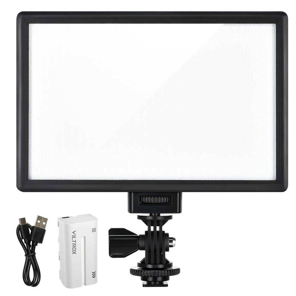 15W Video Light Panel, 3300K-5600K On Light, Super Thin Key Light Panel with ...