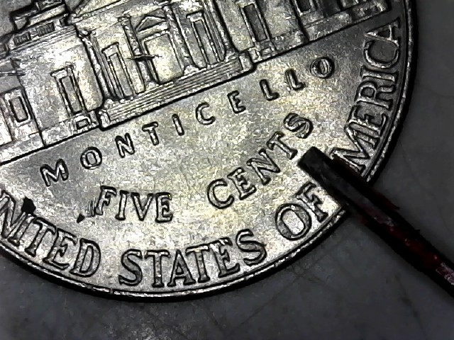 US coins 2011 Nickel Denver Error Coin
