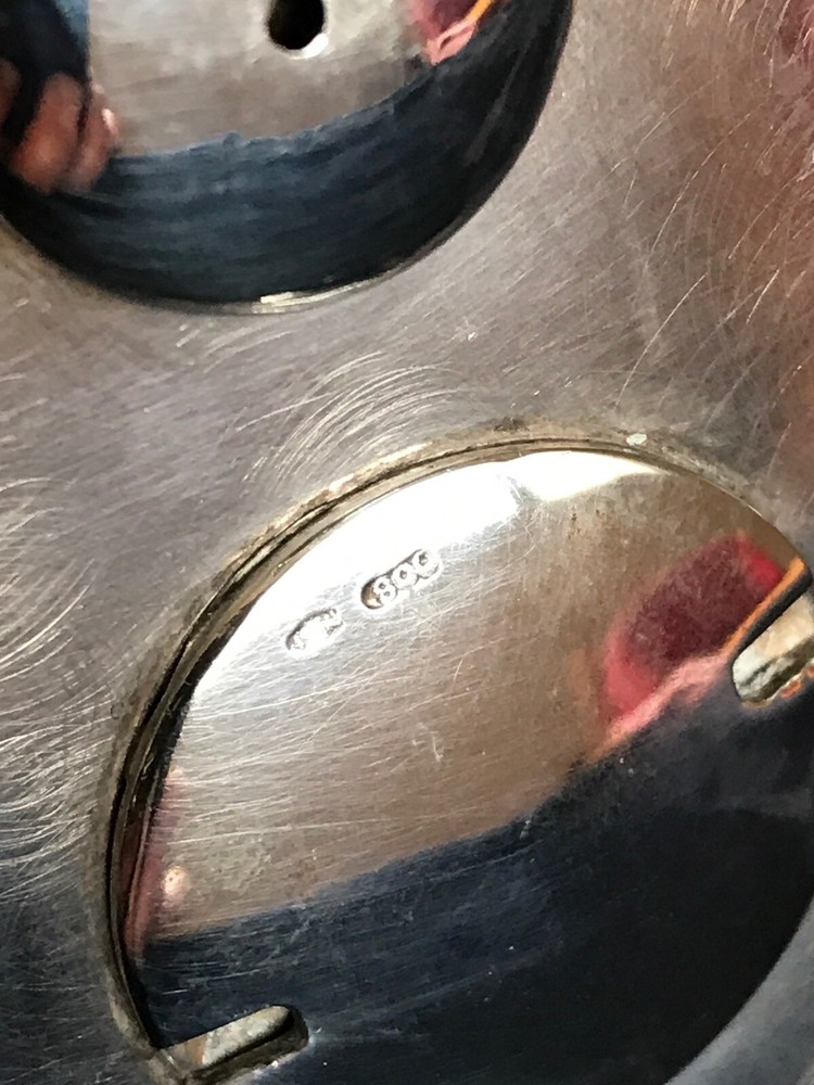 800 Silver Oil & Vinegar Holder