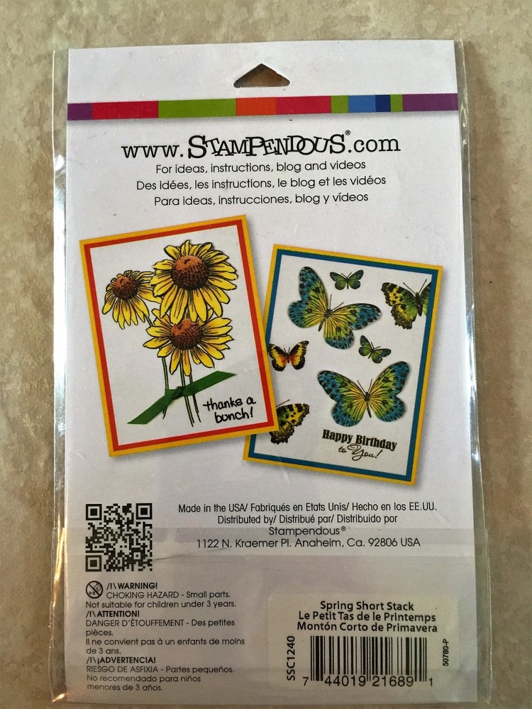 Stampendous Clear Acrylic Stamp Set Animals - New