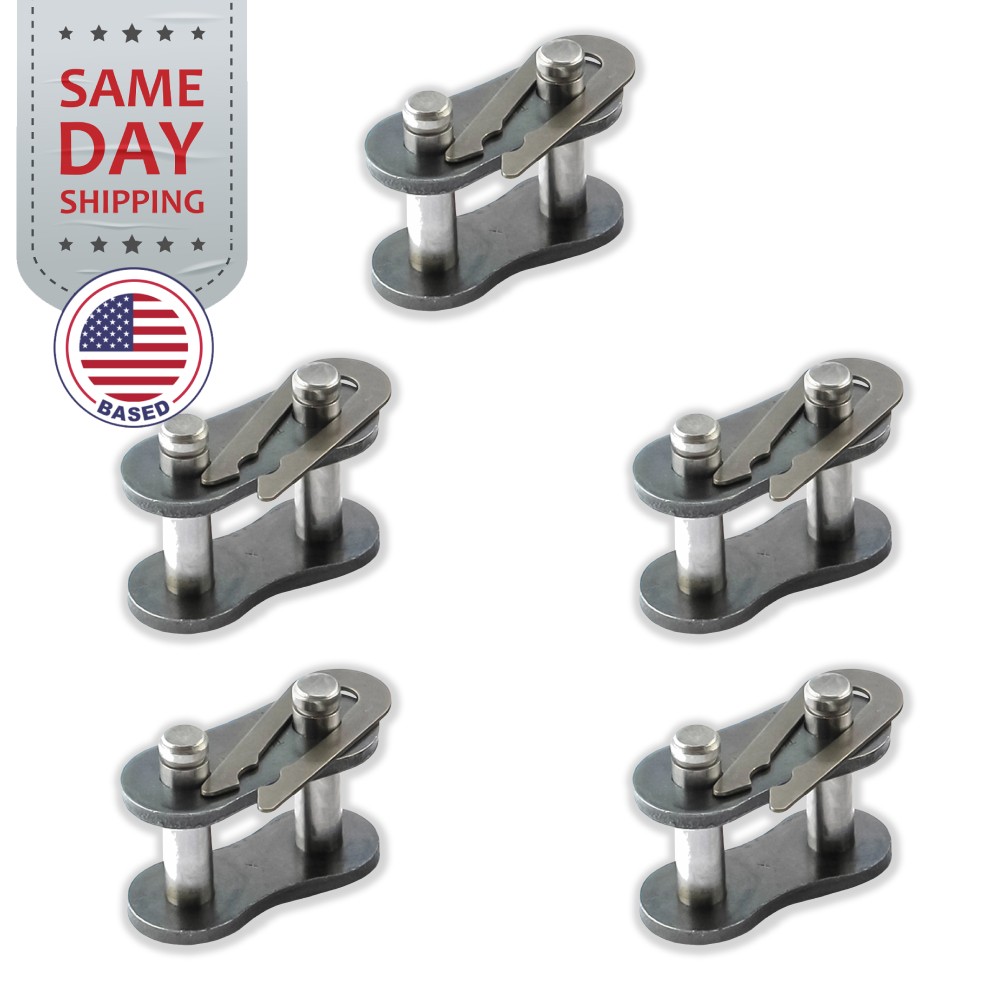 (5) #25 Roller Chain Connecting Links