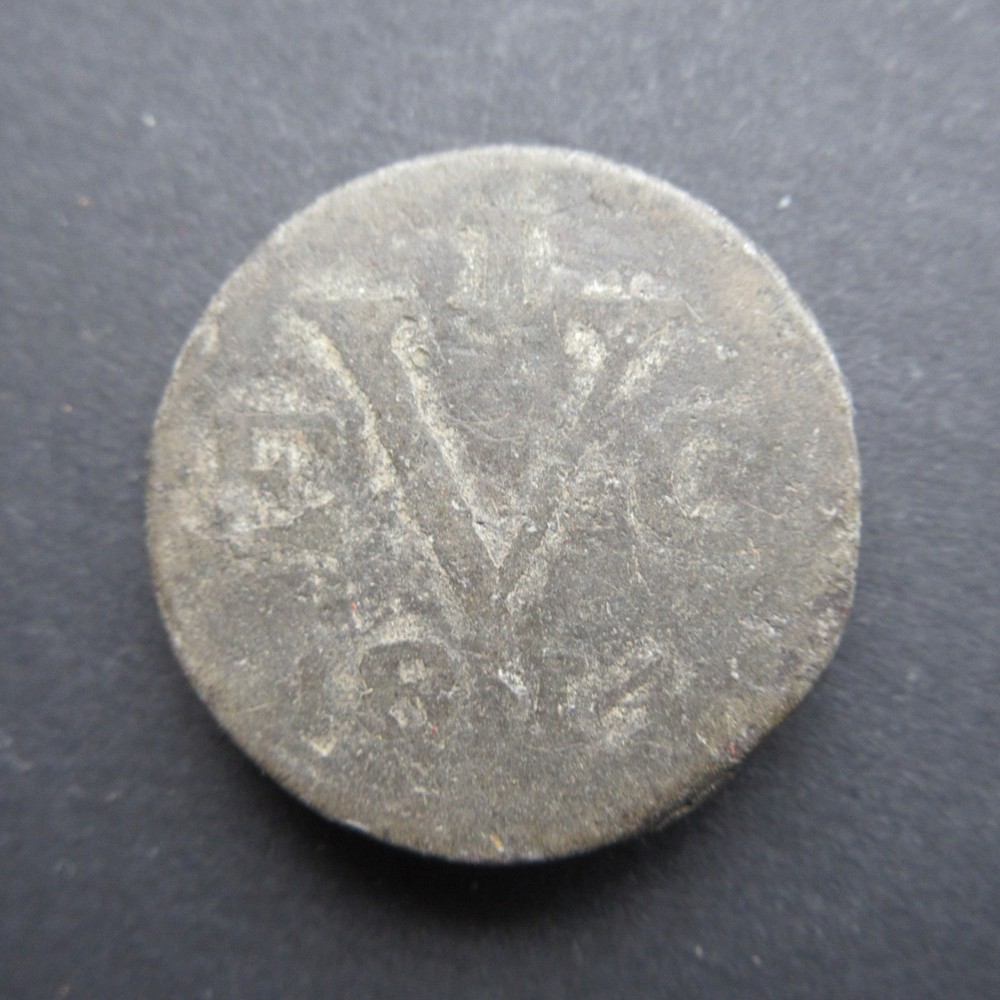 1 Duit (Tin Doit) 1814 Java Dutch Indies (Indonesia - British Reign) EIC [134]
