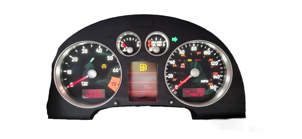 REPAIR SERVICE: 2000-2006 Audi TT Gauge Cluster LCD Display Screen