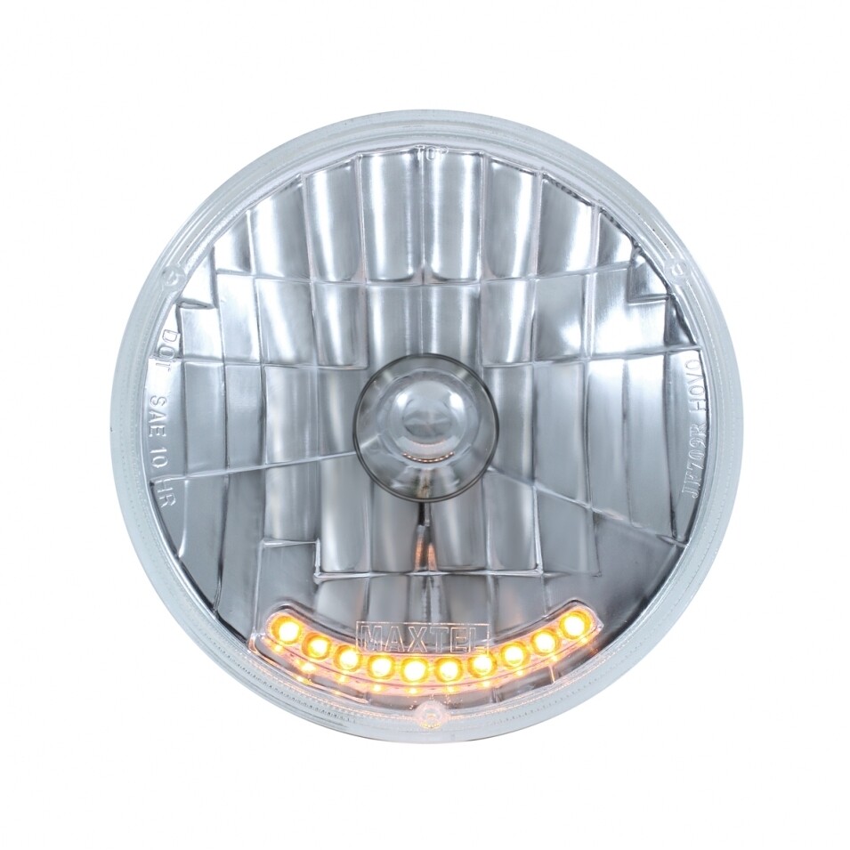 7" Motorcycle Headlight w/ 10 Auxiliary LED Bulb
