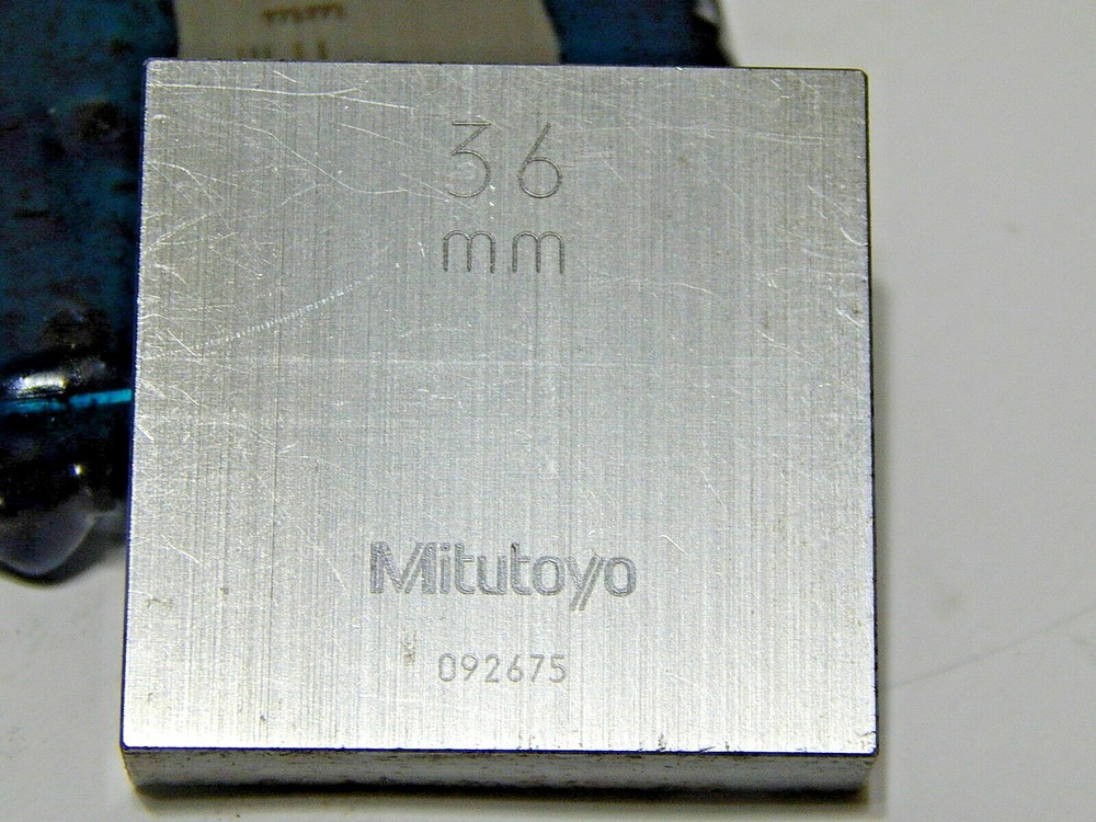 MITUTOYO 36MM GAGE BLOCK