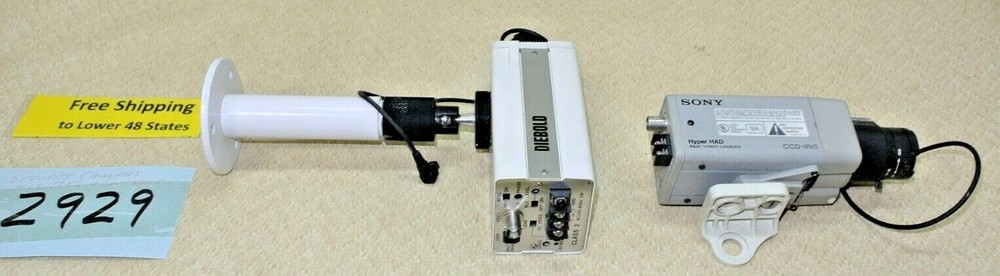 9 pcs. Sony/Diebold Surveillance Security Camera System Hyper HAD FREE SHIP!