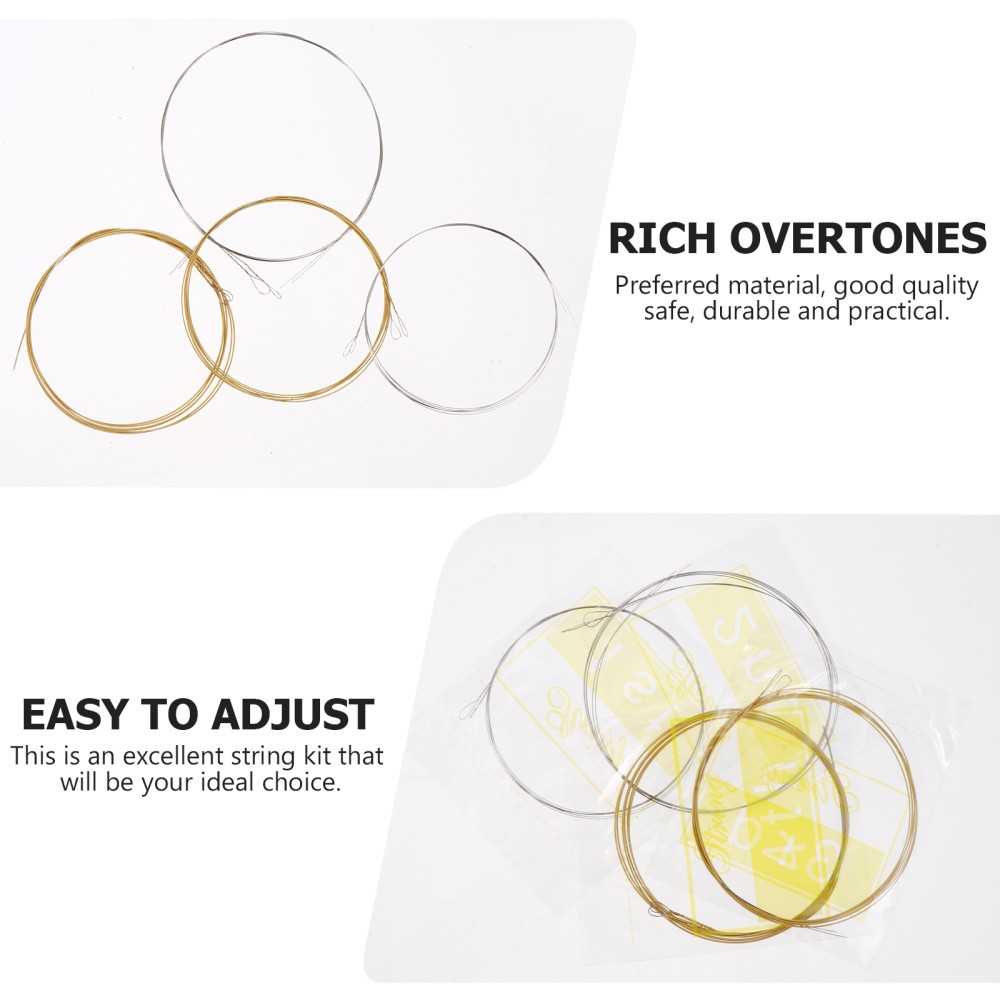 4pcs Practical Mandolin Replacement String Professional Mandolin Strings