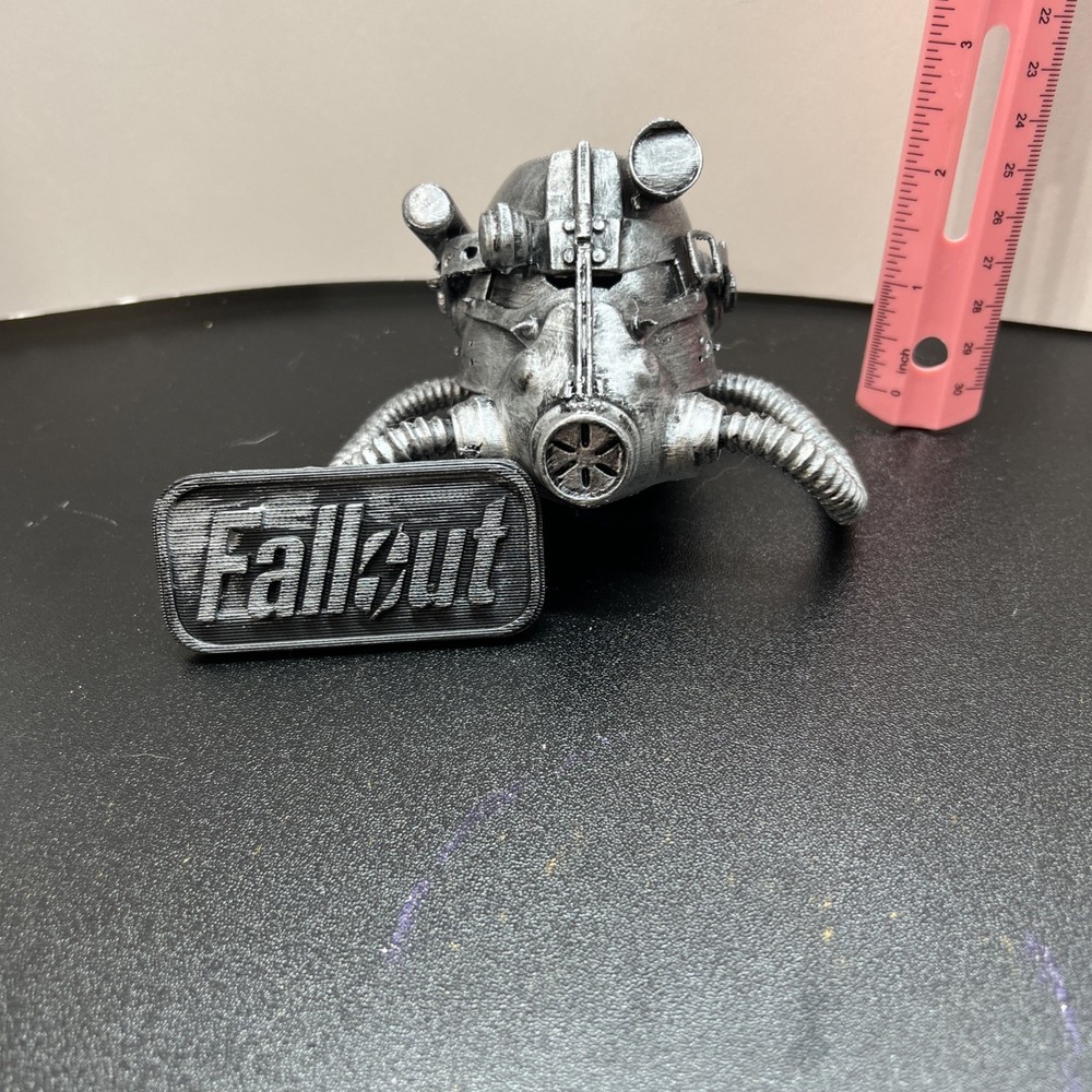 Fallout Inspired Helmet That Is Hand Painted And 3-D Printed