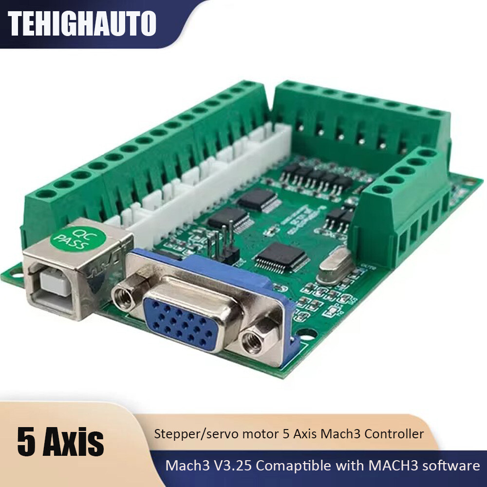 MACH3 CNC Breakout Board USB 100KHz 5-Axis Interface Driver Motion Controller