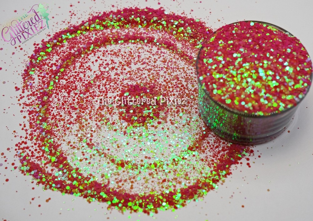 DEW DROP ROSE glitter mix- Aurora Australis collection