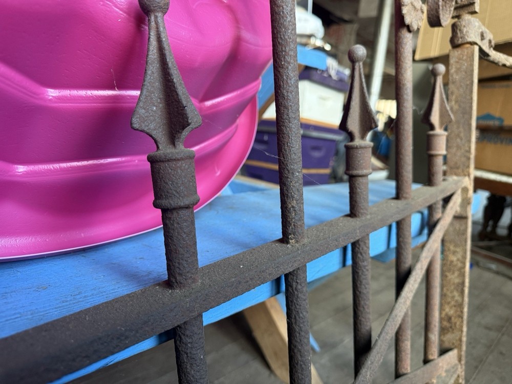 E T Barnum Wire & Iron Works Wrought Iron Gate