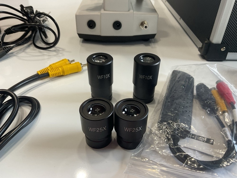 Microscope for Adults with 40X-2500X Magnification, Lab Trinocular Compound