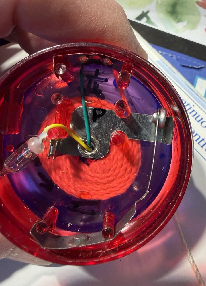 Vintage Light Up Yo-Yo, Red / Blue - Tested And Working