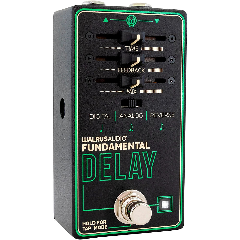 Walrus Audio Fundamental Series: Delay Effects Pedal Black