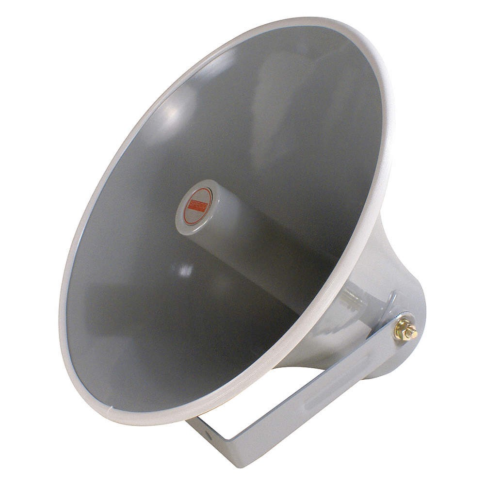 SPECO TECHNOLOGIES SRH20 PA Horn,Projector,Gray 3CWT8