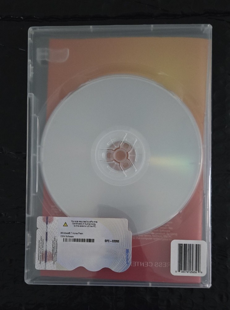 Microsoft Windows 7 Home Premium 64-Bit Software W/Product Key