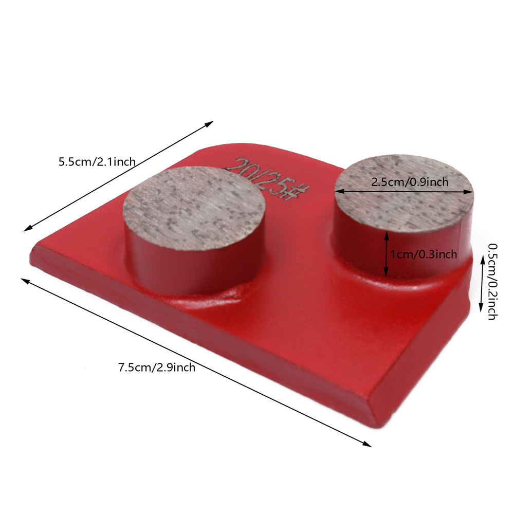 X9 Durable Medium Bond Diamond Segments 20/25 Grit Floor/Concrete Grinding Disc