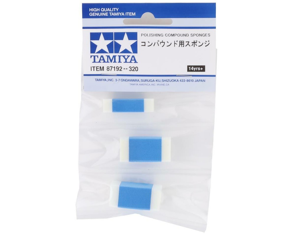 Tamiya Polishing Compound Sponges [TAM87192]
