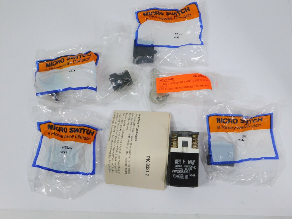 Honeywell Microswitch Kit PW2KB2M2EDAA Keyed / Key Switch PW2KB2M2